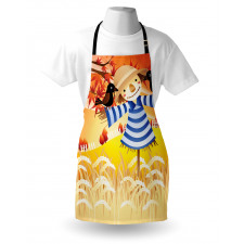 Autumn Field Birds Apron