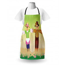 Cartoon in Garden Apron