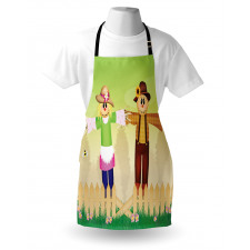 Cartoon in Garden Apron