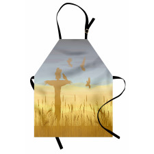 Wheat Field Landscape Apron