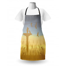 Wheat Field Landscape Apron