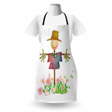 Smiling in Flowers Apron