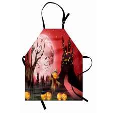 Halloween Haunted Chateau Apron