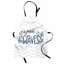 Typography with Splashes Apron