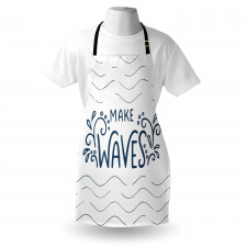 Typography with Splashes Apron