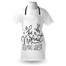 Marine Ornate Words Apron