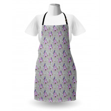 Vintage Flowers and Bird Apron