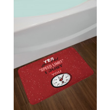 Hilarious Speed Limit Words Bath Mat