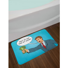 Shut up and Take My Money Man Bath Mat