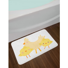 Happy Animals Doodle Bath Mat