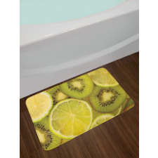 Close up Exotic Fruit and Lime Bath Mat