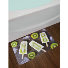 Homemade Fruit Popsicles Photo Bath Mat