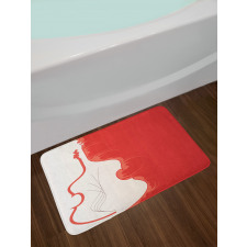 Abstract Music Design Bath Mat