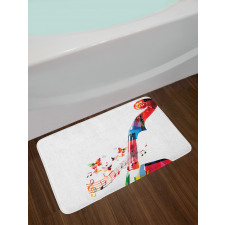 Creative Abstract Pegbox Art Bath Mat