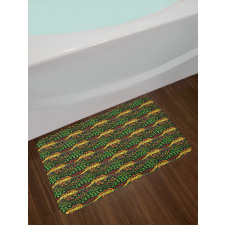 Agriculture Pattern Bath Mat