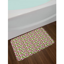 Whole and Half Beetroot Bath Mat