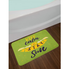 Stay at the Sun Summer Bath Mat