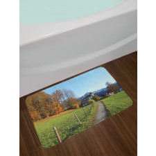 Walkway to Castle Autumn Bath Mat