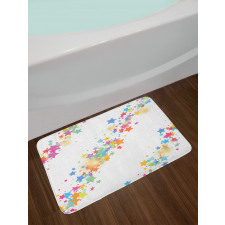 Colorful Cheery Cartoon Art Bath Mat