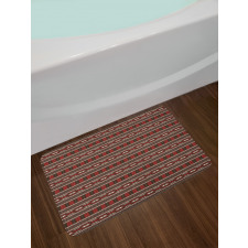 Ikat Style Bath Mat