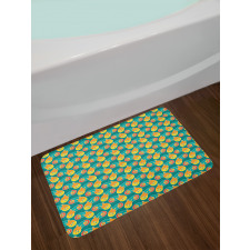 Retro Colored Gamepad Art Bath Mat