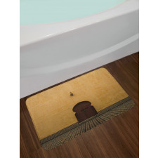 Oriental Design Door Bath Mat