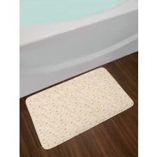 Romantic Petals and Buds Bath Mat