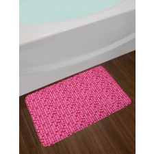 Modern Feminine Rounds Bath Mat