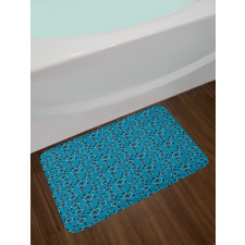 Ornate Animal Shell Bath Mat