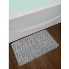 Zentangle Triangles Bath Mat