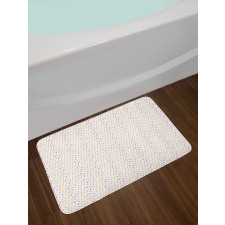 Minimal Brushstrokes Bath Mat