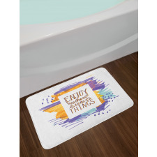 Enjoy the Little Things Bath Mat