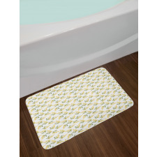 Autumn Maple Leaf Floating Bath Mat