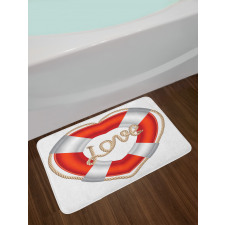 Valentine Love Hearts Bath Mat