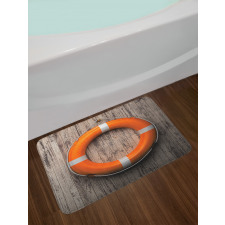 Wooden Hardwood Grunge Bath Mat