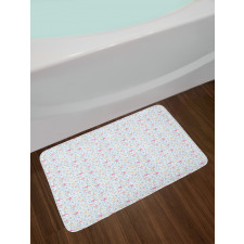 Summer Marine Starfishes Bath Mat