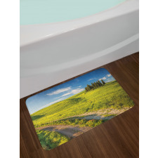 Tuscany Wildflowers View Bath Mat