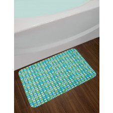 Nested Quirky Rectangles Bath Mat