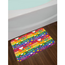 Heart Peace Bath Mat