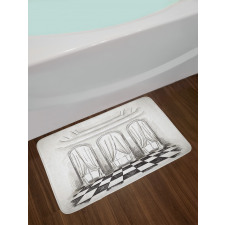 Castle Baroque Curtains Bath Mat