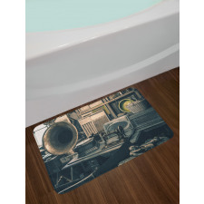 Old Store Gramophone Bath Mat