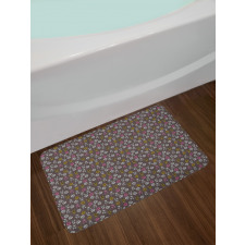 Autumn Pine Cone Bath Mat