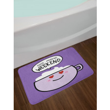 Morning Weekend Bath Mat