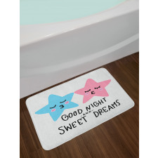 Dreams Stars Kiss Bath Mat