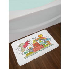 Princess Castle Nursery Bath Mat