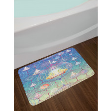 Meditation Yoga Chakra Zen Bath Mat