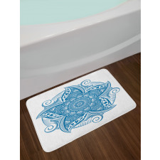 Wild Pointy Petals Bath Mat