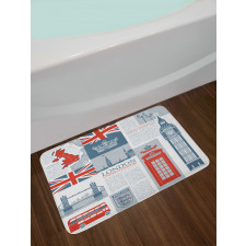 London United Kingdom Bath Mat