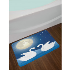 Moonlight Sky at Night Art Bath Mat