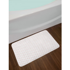 Abstract Aquatic Birds Art Bath Mat